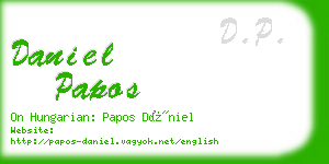 daniel papos business card